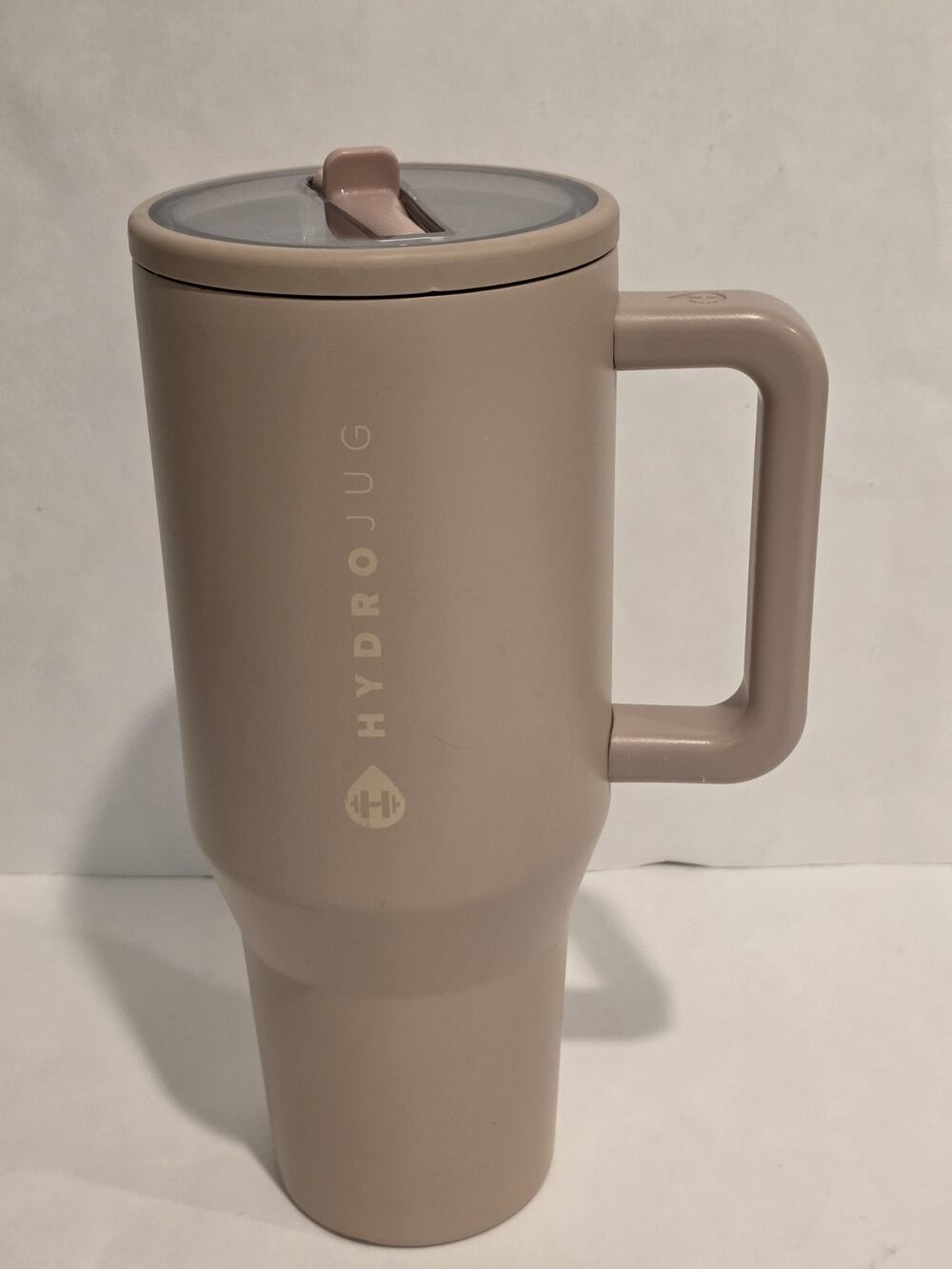 HydroJug 40 Oz Sand Traveler Tumbler Stainless Steel Insulated Water Bottle